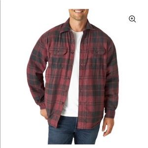 Wrangler fleece lined flannel Clearance
